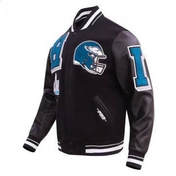 Philadelphia Eagles Mashup Varsity Jacket Philadelphia Eagles Mashup Varsity Jacket