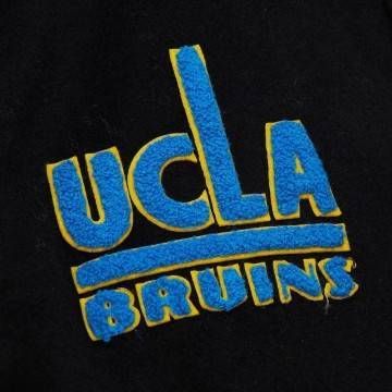 UCLA Bruins Black Varsity Jacket