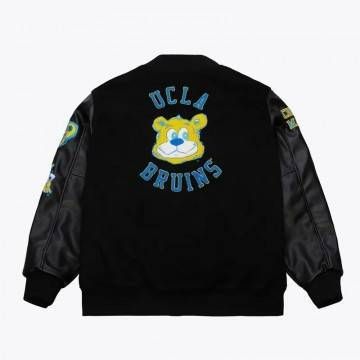 UCLA Bruins Black Varsity Jacket