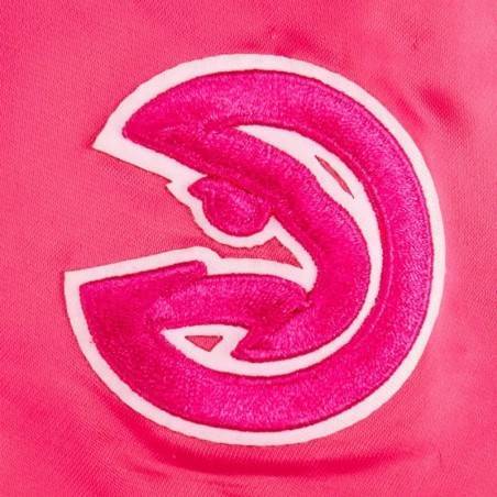 Pink Atlanta Hawks Satin Jacket