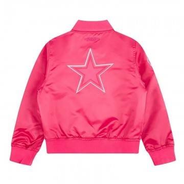 Dallas Cowboys Triple Pink Satin Jacket