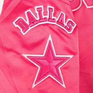 Dallas Cowboys Triple Pink Satin Jacket
