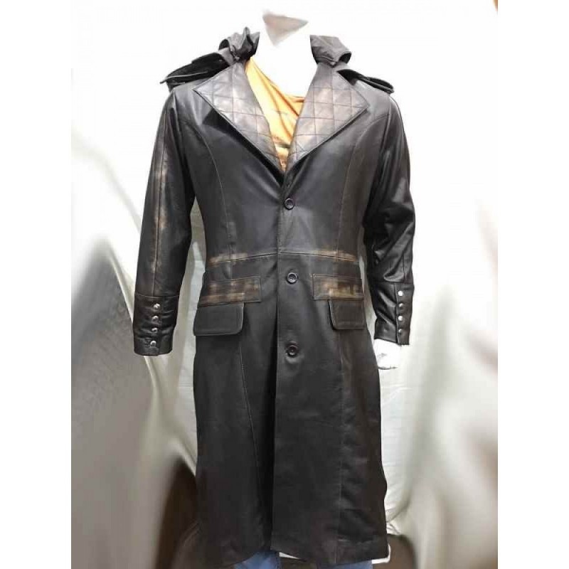 Assassins Creed Syndicate Jacob Fryes Leather Costume Coat