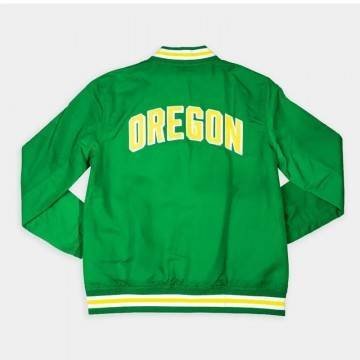 Oregon Ducks Retro Logo Bomber Jacket