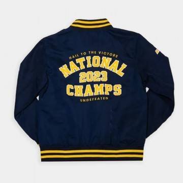 Michigan Football 2023 National Champions Bomber Jacket Michigan Football 2023 National Champions Bomber Jacket