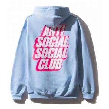 Anti Social Social Club Pullover Blue Hoodie