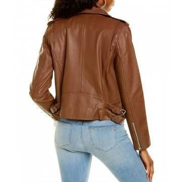 Erinn Westbrook Brown Leather Jacket