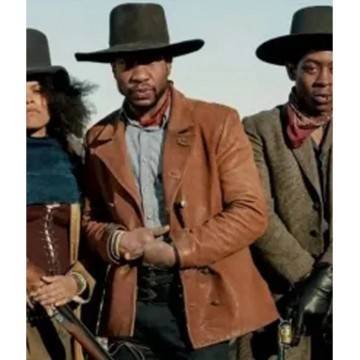 The Harder They Fall Jonathan Majors Brown Jacket
