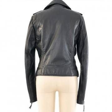 Kris Jenner KUWTK Season 9 Gray Leather Jacket
