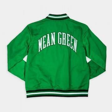 North Texas Mean Green Retro Bomber Jacket