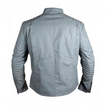 Batman Dawn Of Justice Bruce Wayne Arkham Knight Grey Leather Jacket