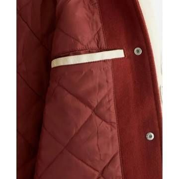 Abercrombie Kansas City Chiefs Wool Varsity Jacket