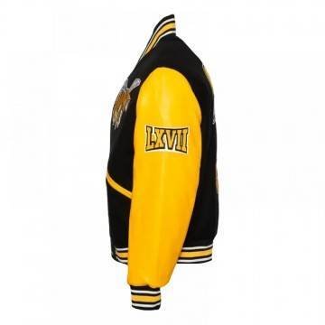 Alabama State University Black and Gold Varsity Jacket