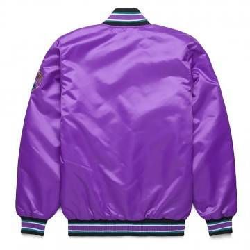 Arizona Diamondbacks Purple Satin Jacket
