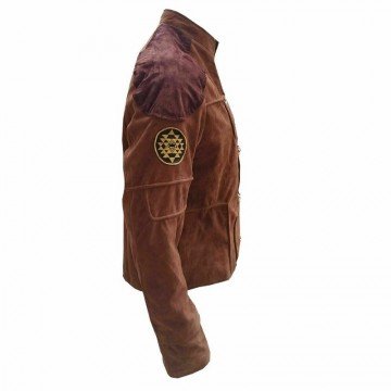 Battlestar Galactica Warriors Viper Pilot Suede Leather Jacket
