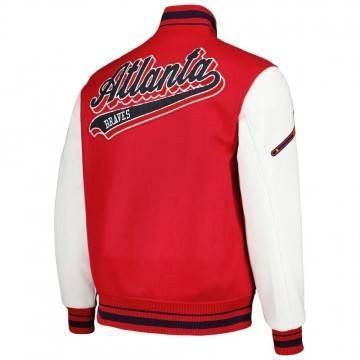 Braves Script Tail Varsity Jacket