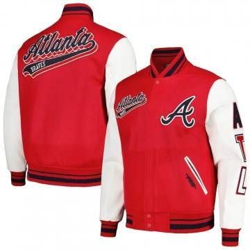 Braves Script Tail Varsity Jacket