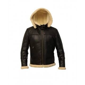 B3 Shearling Jacket with...
