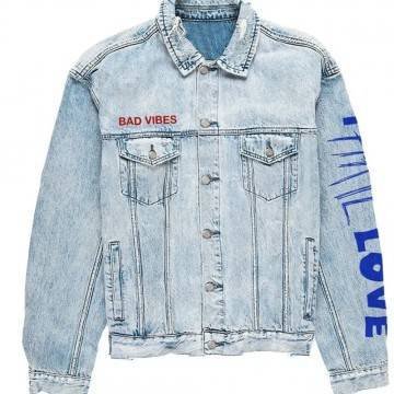 XXXTentacion Bad Vibes Denim Jacket