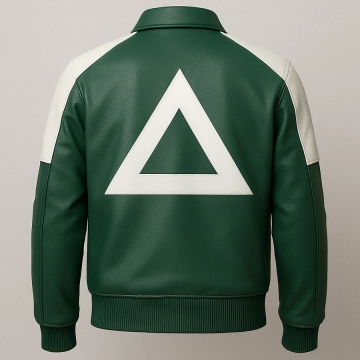 Men's Squid Game Winner Player 456 Leather Jacket