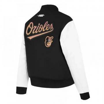 Baltimore Orioles Game Day Classics Black Varsity Jacket Baltimore Orioles Game Day Classics Black Varsity Jacket
