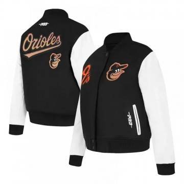 Baltimore Orioles Game Day Classics Black Varsity Jacket Baltimore Orioles Game Day Classics Black Varsity Jacket