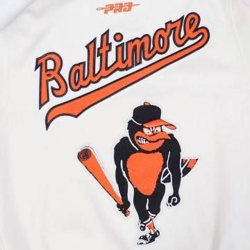 Baltimore Orioles Logo Game Day Eggshell Jacket