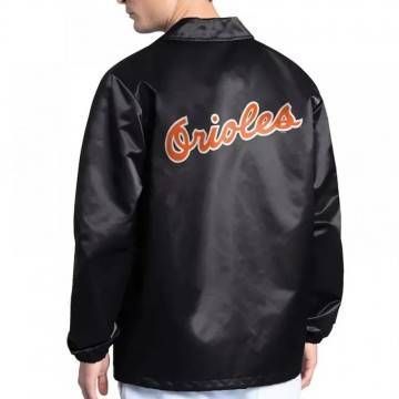 Baltimore Orioles Point Man Coaches Black Jacket