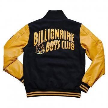 BBC Yellow and Black Varsity Jacket
