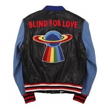 Blind for Love Varsity Bomber Jacket
