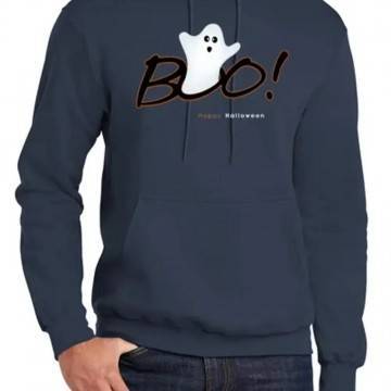 Boo Happy Halloween Hoodie