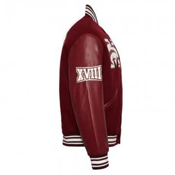 Morehouse College Maroon Varsity Jacket Morehouse College Maroon Varsity Jacket