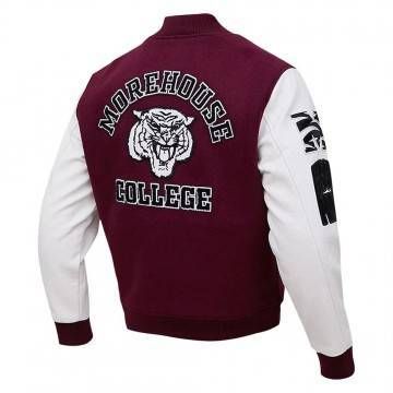 Tigers Morehouse College Varsity Maroon Jacket