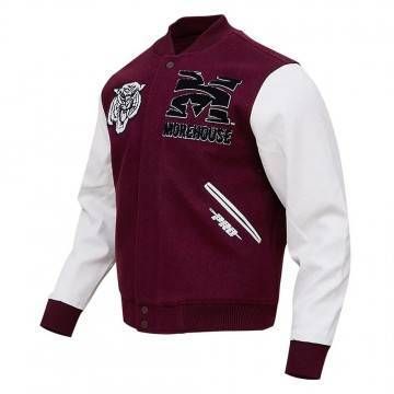 Tigers Morehouse College Varsity Maroon Jacket