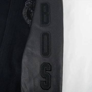 Official Boston Celtics Black Varsity Jacket