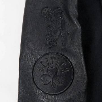 Official Boston Celtics Black Varsity Jacket