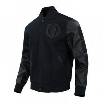 Official Boston Celtics Black Varsity Jacket