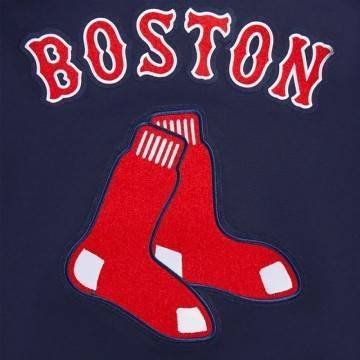 Boston Red Sox Navy Blue Varsity Game Day Jacket Boston Red Sox Navy Blue Varsity Game Day Jacket