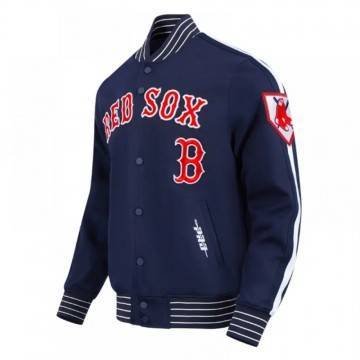 Boston Red Sox Navy Blue Varsity Game Day Jacket Boston Red Sox Navy Blue Varsity Game Day Jacket