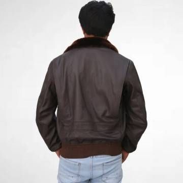Brown Collar Sherling Jacket