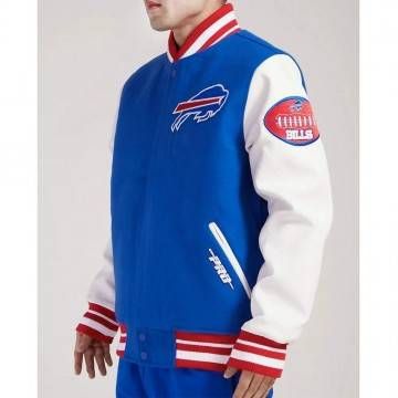 Buffalo Bills Old English Varsity Jacket Buffalo Bills Old English Varsity Jacket
