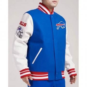 Buffalo Bills Old English Varsity Jacket Buffalo Bills Old English Varsity Jacket