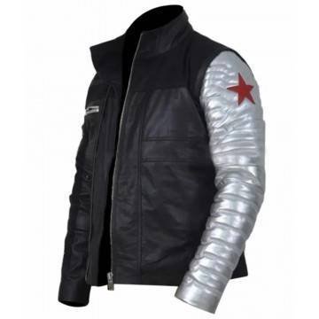 Captain America Civil War Winter Soldier Leather Jacket Captain America Civil War Winter Soldier Leather Jacket