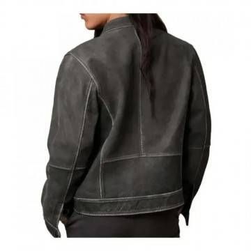 Calvo Full-Zip Leather Jacket