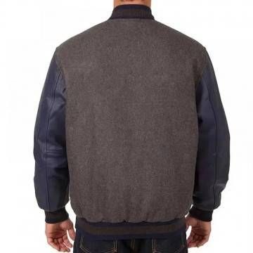 Charcoal Navy Buffalo Sabres Varsity Jacket