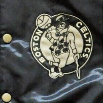 Celtics 75th Anniversary Black Satin Jacket Celtics 75th Anniversary Black Satin Jacket