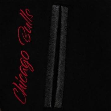 Chicago Bulls Black Out Vintage Logo Varsity Jacket