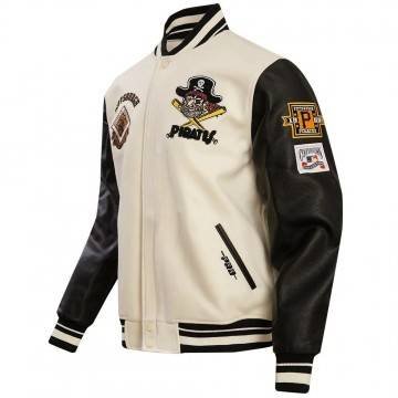Pittsburgh Pirates Retro Classic Rib Wool Varsity Jacket