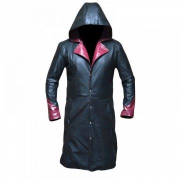 Devil May Cry DMC 5 Dante Sheep Leather Jacket Costume Coat