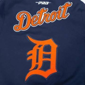 Detroit Tigers Current Logo Game Day Navy Jacket Detroit Tigers Current Logo Game Day Navy Jacket